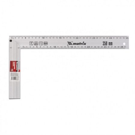 Угольник, 350 мм, алюминиевый, литой Matrix по цене 497 руб. купить в Воронеже.