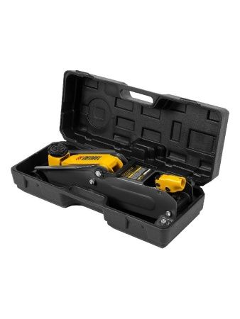 Домкрат гидравлический подкатной, 2 т, 135-385 мм, в пласт. кейсе Denzel по цене 5 710 руб. купить в Воронеже.