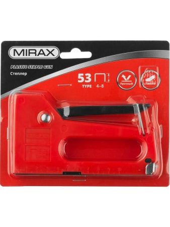 Пластиковый степлер тип 53(4-8мм), MIRAX PL-53 по цене 363 руб. купить в Воронеже.