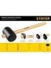 STAYER 680 г, чёрная резиновая киянка (20505-75) по цене 385 руб. купить в Воронеже.
