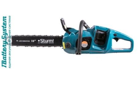 Аккумуляторная цепная пила Sturm! CSC3616BL 1BatterySystem по цене 12 990 руб. купить в Воронеже.