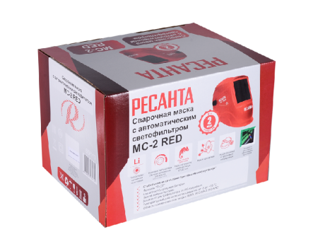 Сварочная маска Ресанта МС-2 RED по цене 2 790 руб. купить в Воронеже.