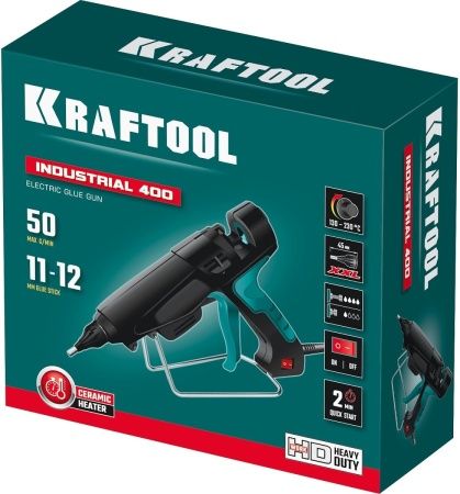 KRAFTOOL Industrial 400, d 11 - 12 мм, 50 г/мин, 130 - 230°C, электрический термоклеевой пистолет (06843-300-12) по цене 17 250 руб. купить в Воронеже. KRAFTOOL Industrial 400, d 11 - 12 мм, 50 г/мин, 130 - 230°C, электрический термоклеевой пистолет (06843-300-12) по цене 17 250 руб. купить в Воронеже.