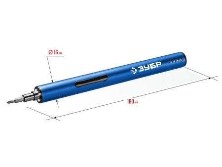 ЗУБР Профессионал ОТР-4 Н20 отвертка аккумуляторная 4 Vmax для точных работ с набором 20 бит по цене 2 490 руб. купить в Воронеже.