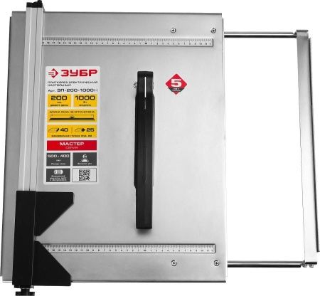 Электроплиткорез ЗУБР ″Мастер″, диск 200 мм, глубина реза 90°-40мм/45°-25мм, стол 500х400мм, 2950об/мин, 1000Вт по цене 13 390 руб. купить в Воронеже.