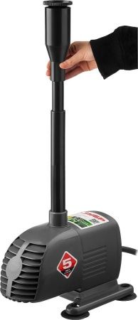 Насос фонтанный, ЗУБР ЗНФЧ-20-1.6, для чистой воды, напор 1,6 м, насадки: колокольчик, каскад, 28 Вт, 20 л/мин по цене 2 770 руб. купить в Воронеже.