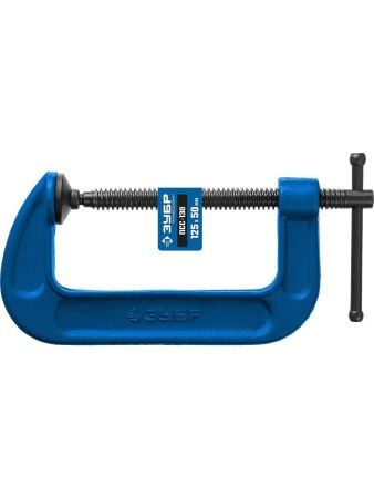 ЗУБР ПСС-130, 125 мм,чугунная струбцина тип С (G-образная), Профессионал (32245-125) по цене 970 руб. купить в Воронеже.