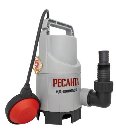 Дренажный насос Ресанта НД-8000П/35 по цене 3 290 руб. купить в Воронеже.