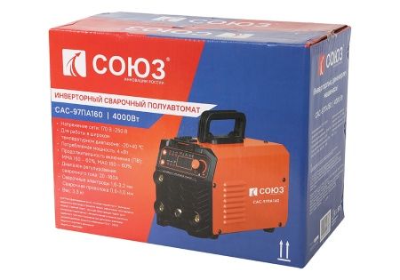 Инверторный сварочный полуавтомат СОЮЗ САС-97ПА160 по цене 14 290 руб. купить в Воронеже.