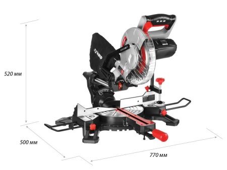ЗУБР ЗПТ-210-1600 ПЛ пила торцовочная с протяжкой, d 210 х 30 мм, 1600 Вт по цене 17 870 руб. купить в Воронеже.