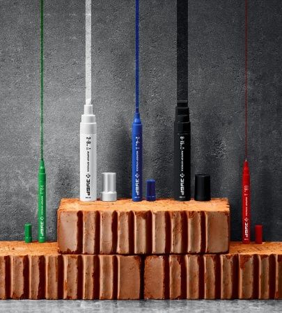 Маркер-краска ЗУБР, 1 мм круглый, черный, МК-200, серия Профессионал по цене 130 руб. купить в Воронеже.