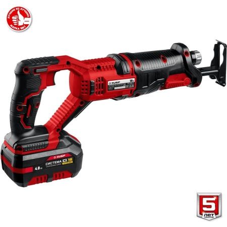 ЗУБР 18В, 1 АКБ (4Ач), в коробке, пила сабельная. СПЛ-185-41 по цене 10 370 руб. купить в Воронеже.