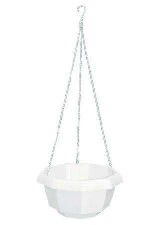 Кашпо подвесное, 200 х 140 мм, пластиковая корзина многогранная Palisad по цене 185 руб. купить в Воронеже.