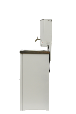 Умывальник дачный с подогревом "Люкс" ВИХРЬ, нержавейка, белый по цене 6 290 руб. купить в Воронеже.