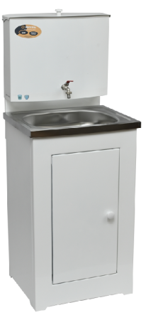 Умывальник дачный без подогрева "Люкс" ВИХРЬ, нержавейка, белый по цене 6 190 руб. купить в Воронеже.