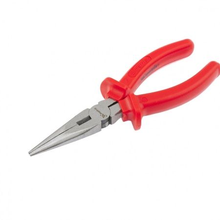 Длинногубцы прямые Econom, 200 мм, шлифованные, пластмассовые рукоятки Matrix по цене 372 руб. купить в Воронеже.