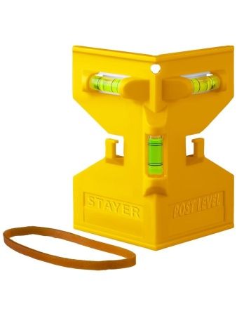 STAYER POST LEVEL, магнитный уровень-угольник (3456) по цене 175 руб. купить в Воронеже.