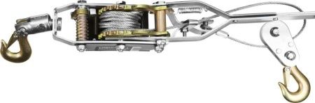 Лебедка ручная рычажная СИБИН, тросовая, 4т, 3м по цене 3 830 руб. купить в Воронеже.