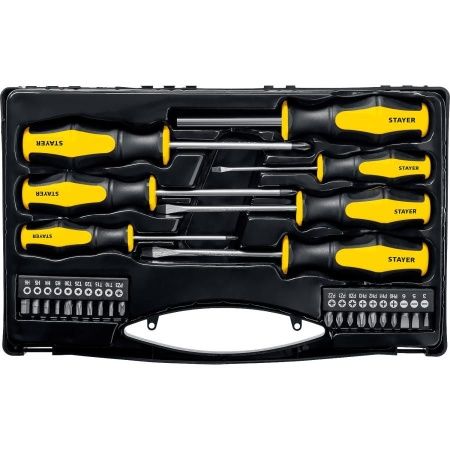 STAYER Hercules-K27 набор отверток с насадками 27 шт по цене 1 400 руб. купить в Воронеже.