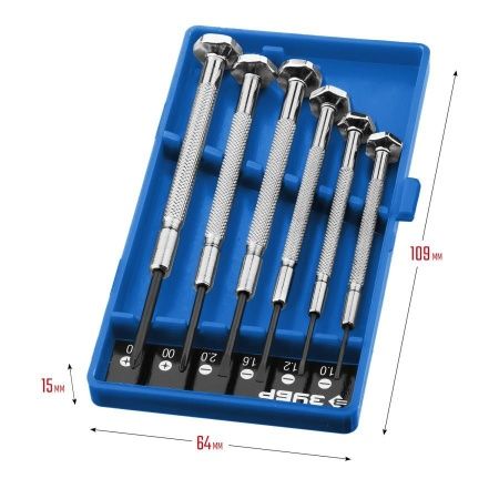 ЧАСОВЩИК набор часовых отверток 6 предм., ЗУБР по цене 343 руб. купить в Воронеже.