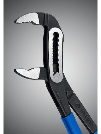 ЗУБР Профи 250 мм, захват 60 мм, CrV, переставные клещи с широким зевом (2244-25) по цене 820 руб. купить в Воронеже.