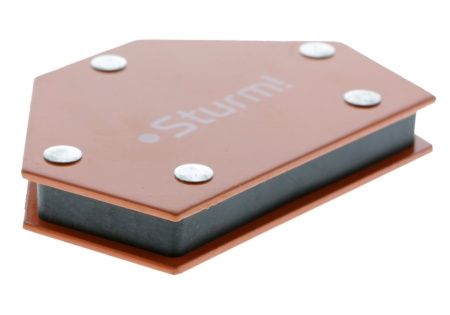 Угольник магнитный для сварки, вес до 11 кг, универсальный Sturm! по цене 253 руб. купить в Воронеже.