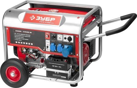 Набор колес + рукоятка, для генераторов мощностью свыше 4000 Вт, ЗУБР по цене  купить в Воронеже.