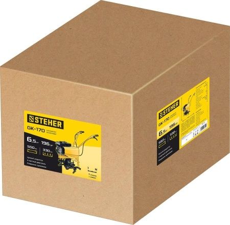 STEHER 6.5 л.с., бензиновый культиватор (GK-170) по цене 29 890 руб. купить в Воронеже.