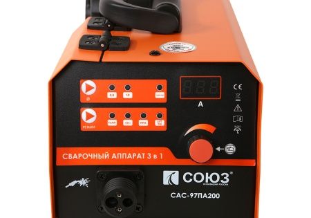 Инверторный сварочный полуавтомат СОЮЗ САС-97ПА200 по цене 16 440 руб. купить в Воронеже.