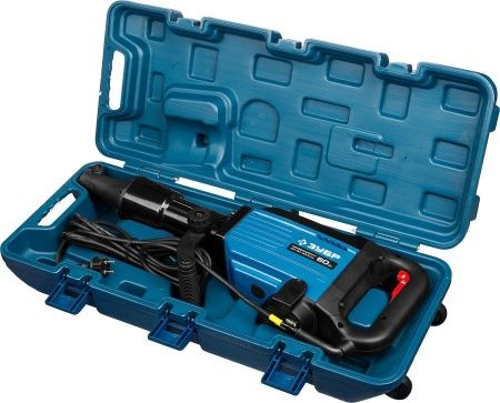 Молоток отбойный ″Бетонолом″, ЗУБР Профессионал ЗМ-50-2000 ВК, HEX28, 50 Дж, 20 кг, 1400 уд/мин, 2000 Вт, АВТ, кейс по цене  купить в Воронеже.