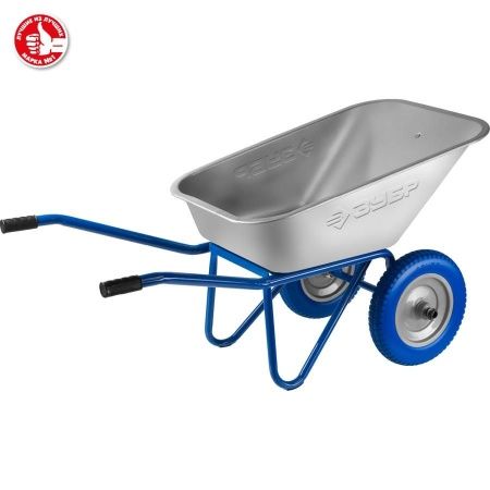 Строительная двухколесная тачка ЗУБР ПТ-300 110 л 240 кг по цене 7 500 руб. купить в Воронеже.