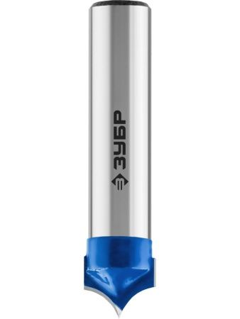 ЗУБР 10 x 8 мм, радиус 5 мм, фреза пазовая фасонная №4, Профессионал (28743-10-8) по цене 273 руб. купить в Воронеже.