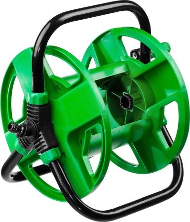 РОСТОК PК-20, для шлангов 20 м х 1/2″, стальные опоры, пластиковый барабан, катушка для шлангов (428403) по цене  купить в Воронеже.