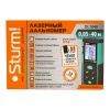 Дальномер лазерный 0,05-40м, LCD дисплей, встроенный уровень, чехол, Sturm! по цене 3 590 руб. купить в Воронеже.