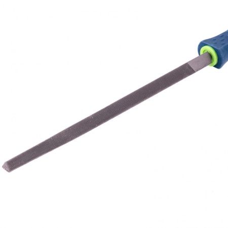 Напильник, 200 мм, трехгранный, двухкомпонентная рукоятка, №2 Сибртех по цене 344 руб. купить в Воронеже.