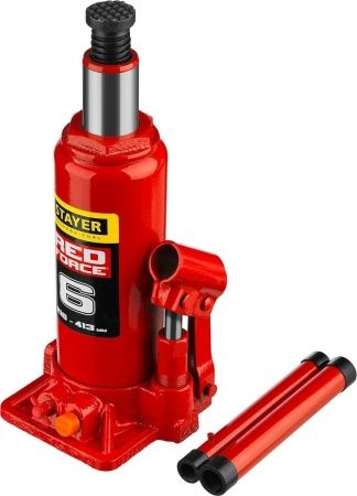 STAYER RED FORCE, 6 т, 216 - 413 мм, бутылочный гидравлический домкрат, Professional (43160-6) по цене 1 880 руб. купить в Воронеже. STAYER RED FORCE, 6 т, 216 - 413 мм, бутылочный гидравлический домкрат, Professional (43160-6) по цене 1 880 руб. купить в Воронеже.