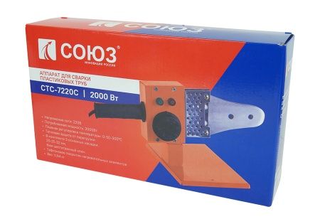 Аппарат для сварки пластиковых труб СОЮЗ СТС-7220С по цене  купить в Воронеже.