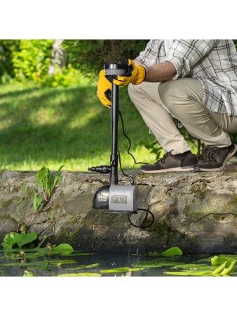 Насос фонтанный FNP110-34, 112 Вт, подъем 3,4 м, 3400 л/ч, колокольчик/каскад/гейзер Denzel по цене 5 040 руб. купить в Воронеже.