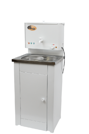 Умывальник дачный "Комфорт" ВИХРЬ с подогревом, нержавейка, белый по цене 6 090 руб. купить в Воронеже.