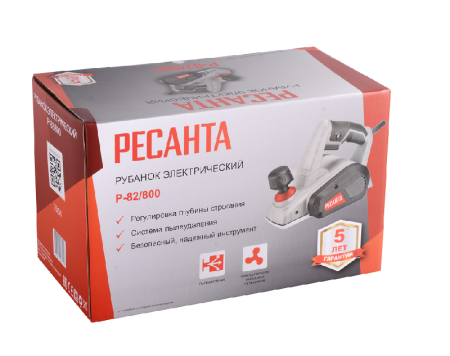 Рубанок электрический Ресанта Р-82/800 по цене 4 390 руб. купить в Воронеже.