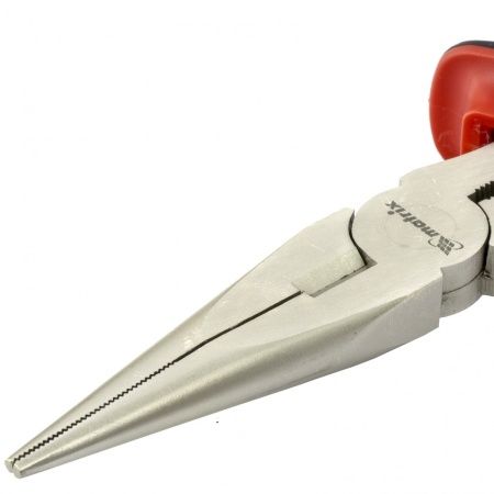 Длинногубцы прямые Nickel, 200 мм, никелированные, двухкомпонентные рукоятки Matrix по цене 451 руб. купить в Воронеже.