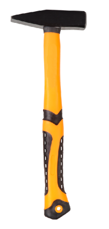 Молоток 400гр. Квадратный боёк, фиберглассовая двухкомпонентная ручка, Вихрь по цене 437 руб. купить в Воронеже.