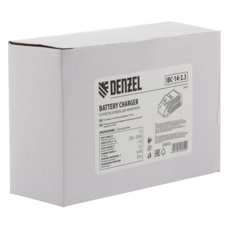 Устройство зарядное для аккумуляторов IBC-14-2.3, Li-Ion, 14 В, 2.3 А Denzel по цене 1 320 руб. купить в Воронеже.