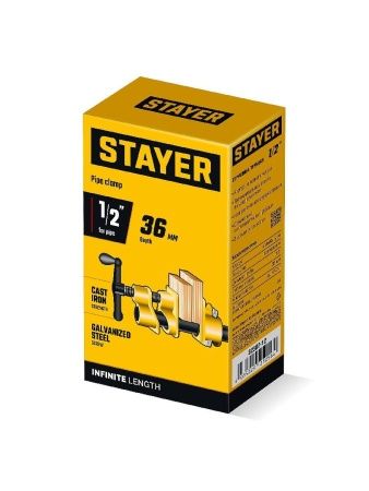 Трубная струбцина STAYER 1/2″ по цене 840 руб. купить в Воронеже.