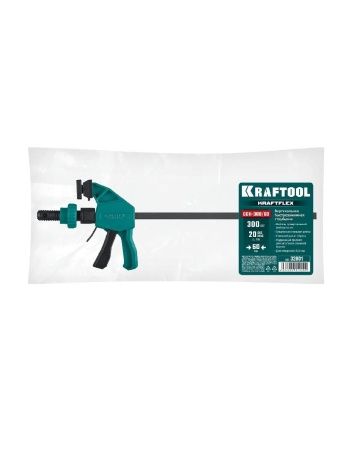 KRAFTOOL KRAFTFLEX GDH-300/60 в отверстия 20 мм, вертикальная быстрозажимная струбцина пистолетного типа (32801) по цене 830 руб. купить в Воронеже.