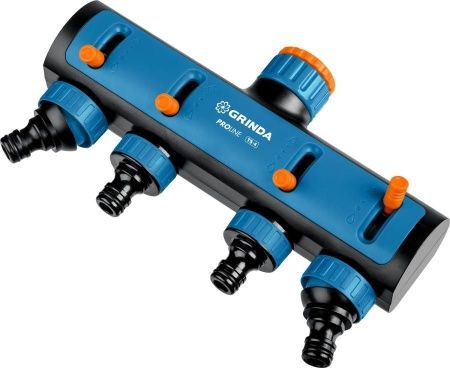 GRINDA PROLine TS-4, 3/4″-1″, распределитель четырехканальный, поливочный, с внутренней резьбой по цене 1 220 руб. купить в Воронеже.