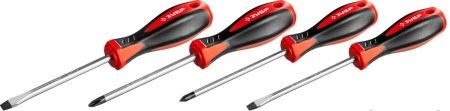 ЗУБР Мастер-4 набор отверток 4 шт по цене 670 руб. купить в Воронеже.