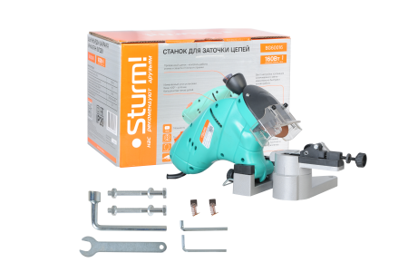 Станок для заточки пильных цепей BG60016 Sturm! 160Вт, круг 100*3,5, литое основание по цене 4 590 руб. купить в Воронеже.