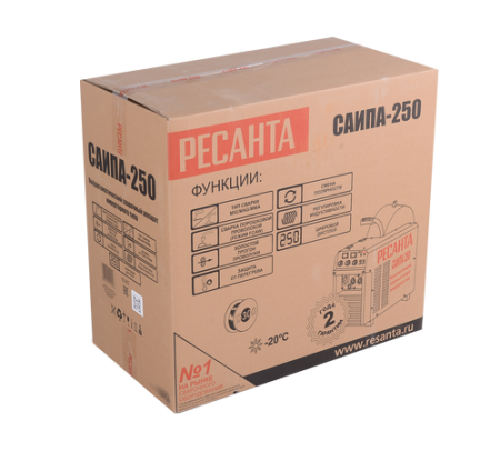 Сварочный полуавтомат Ресанта САИПА-250 (MIG/MAG) по цене 71 790 руб. купить в Воронеже.