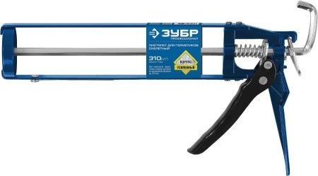 ЗУБР скелетный пистолет для герметика Монтажник, 310 мл, серия Профессионал по цене 640 руб. купить в Воронеже.